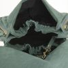 Shoulder bag in green nubuck - Detail D2 thumbnail