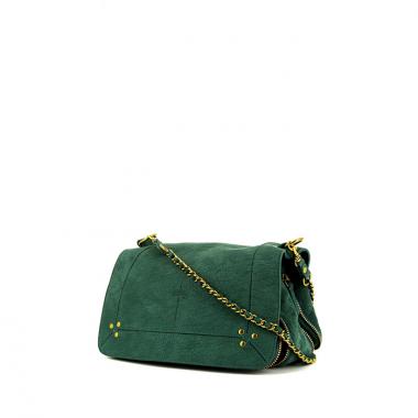 Bolso bandolera en nubuck verde