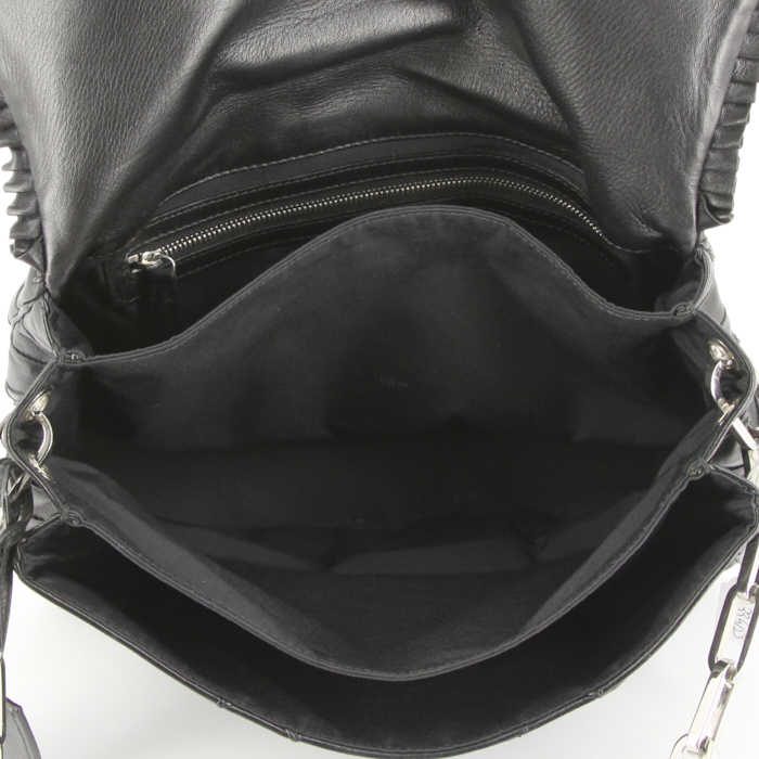Dior Dior New Lock handbag in black leather cannage - Detail D2