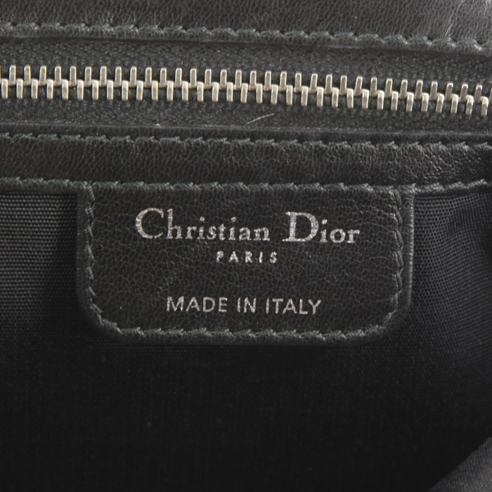 Dior Dior New Lock handbag in black leather cannage - Detail D3