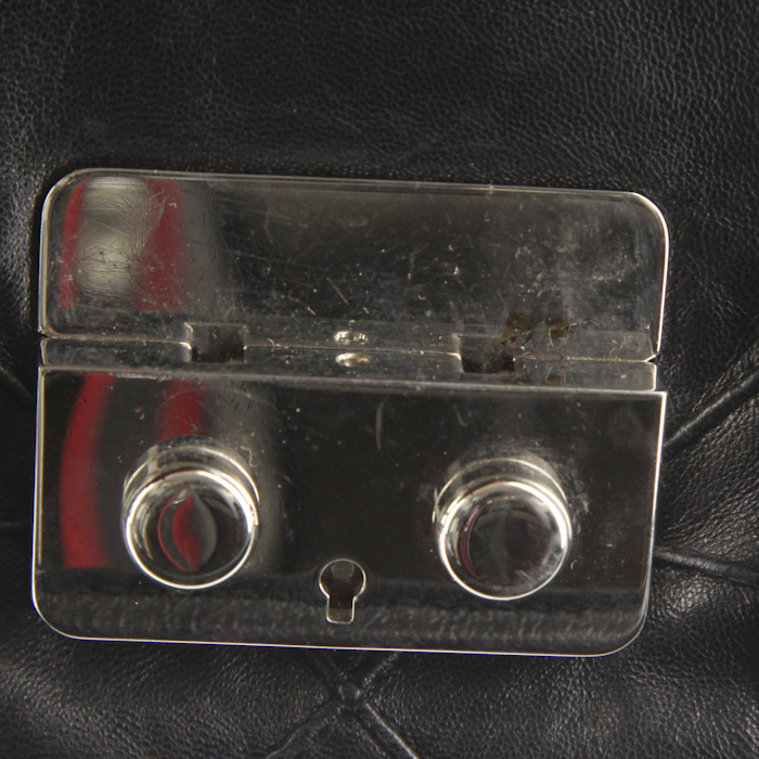 Dior Dior New Lock handbag in black leather cannage - Detail D5