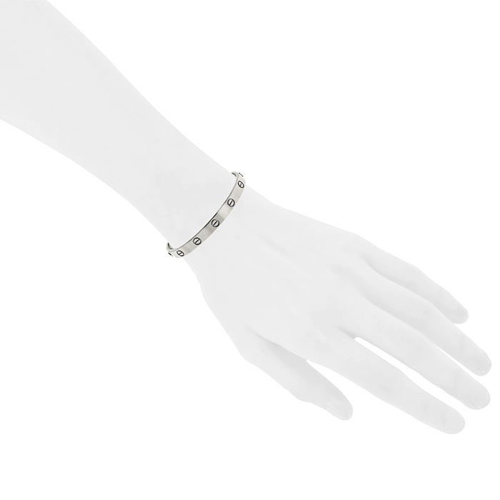 Bracciale Cartier Love in oro bianco 17 - Detail D1