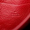 Gucci shoulder bag in red grained leather - Detail D3 thumbnail