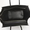 Bolso de mano Celine Luggage en cuero negro y marrón y piel de pitón - Detail D2 thumbnail