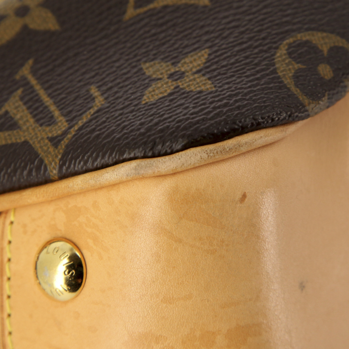 Borsa Louis Vuitton Boétie modello medio in tela monogram e pelle naturale - Detail D4