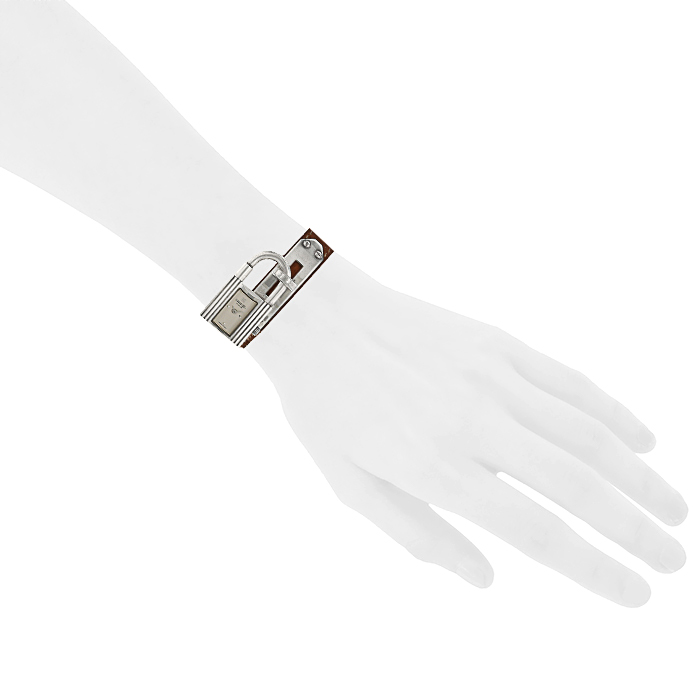 Montre Hermes Kelly-Cadenas en argent - Detail D1