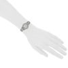 Orologio Hermes Clipper - Wristlet Watch in acciaio Ref :  CL4.210 Circa  2000 - Detail D1 thumbnail