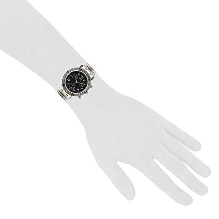 Reloj Hermes Clipper Chrono de acero Ref :  CL2.910 Circa  2000 - Detail D1