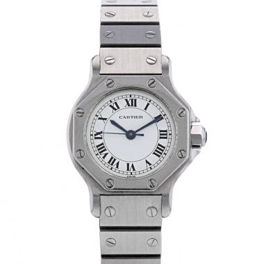 Orologio Cartier Santos Ronde in acciaio Circa  1990