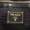 Sac à main Prada en cuir grainé noir - Detail D3 thumbnail