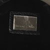 Fendi Spy handbag in black canvas and black velvet - Detail D3 thumbnail