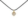 Pendentif Cartier Coeur et Symbole petit modèle en or jaune et diamants - 00pp thumbnail