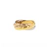 Cartier Trinity small model ring in yellow gold,  pink gold and white gold - 00pp thumbnail