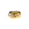 Cartier Trinity medium model ring in yellow gold,  pink gold and white gold - 00pp thumbnail