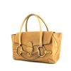 Gucci Mors handbag in gold leather - 00pp thumbnail