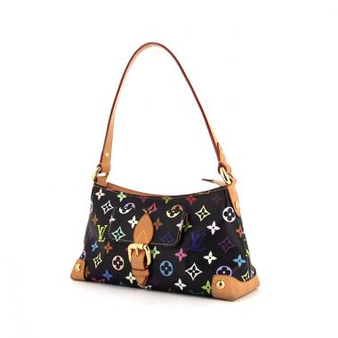 Borsa Louis Vuitton Louis Vuitton Editions Limitées in tela monogram nera e pelle naturale