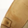 Louis Vuitton shopping bag in azur damier canvas and natural leather - Detail D4 thumbnail