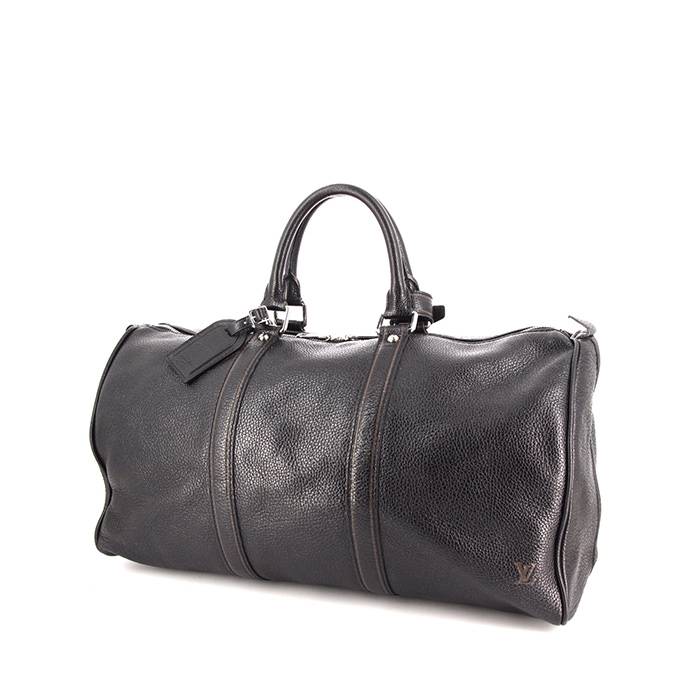 LOUIS VUITTON LV Keepall 50 Travel Hand Bag Epi Leather Black