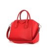 Bolso de mano Givenchy Antigona en cuero granulado rojo Vif - 00pp thumbnail