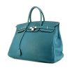 Hermes Birkin 40 cm handbag in blue jean togo leather - 00pp thumbnail