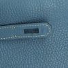 Sac à main Hermes Birkin 40 cm en cuir togo bleu-jean - Detail D4 thumbnail