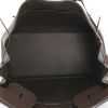 Hermes Birkin 40 cm handbag in dark brown togo leather - Detail D2 thumbnail