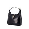 Hermes Trim handbag in black box leather - 00pp thumbnail