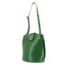 Louis Vuitton Cluny handbag in green epi leather - 00pp thumbnail