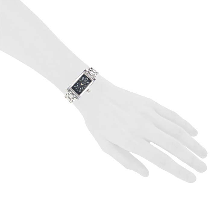 Montre Cartier Tank Cintree en or gris Ref :  1713 - Detail D1