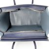 Borsa Celine Luggage in pelle tricolore blu Cobalt blu marino e grigia - Detail D2 thumbnail