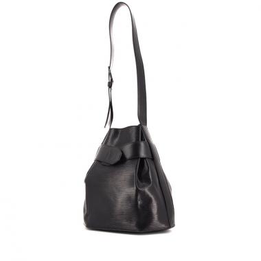 Bolso de mano Louis Vuitton en cuero Epi negro