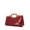 Borsa Louis Vuitton Roxbury in pelle verniciata monogram rossa e pelle naturale - 00pp thumbnail
