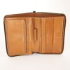 Hermes wallet in brown box leather - Detail D2 thumbnail