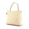 Chanel Medaillon - Bag handbag in beige quilted grained leather - 00pp thumbnail