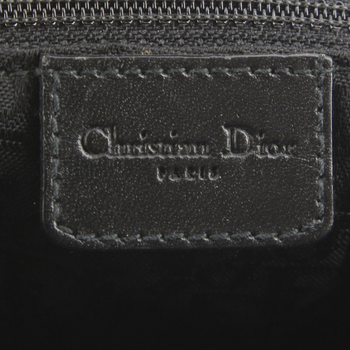 Sac à main Dior en cuir noir - Detail D3