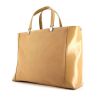 Dior handbag in beige canvas and beige patent leather - 00pp thumbnail