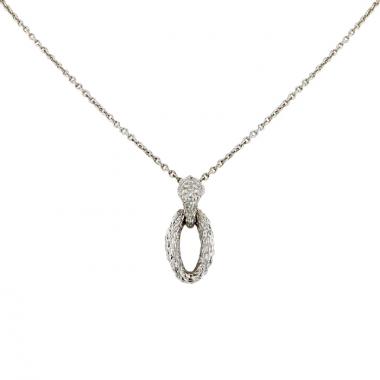 Collar Boucheron Serpent Bohème en oro blanco y diamantes Collar Boucheron Serpent Bohème en oro blanco y diamantes