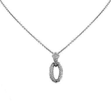 Collier Boucheron Serpent Bohème en or blanc et diamants
