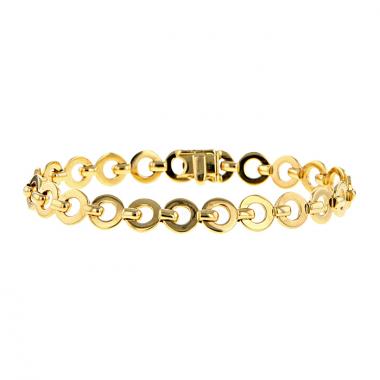 Brazalete semiflexible Chanel en oro amarillo