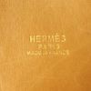 Bolso de mano Hermes Bolide en cuero de Pecarí color oro - Detail D4 thumbnail