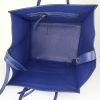 Celine Phantom handbag in electric blue suede and electric blue leather - Detail D2 thumbnail