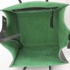 Celine Phantom handbag in black leather and green piping - Detail D2 thumbnail