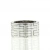 Half-articulated Hermes Khilim ring in white gold - 360 thumbnail