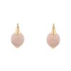 Pomellato Luna earrings in pink gold and quartz - 00pp thumbnail