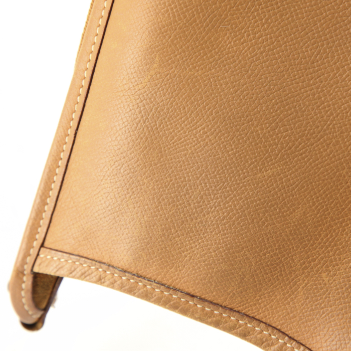 Borsa a spalla Hermes Vespa in pelle Epsom gold - Detail D5