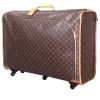 Louis Vuitton travel bag in monogram canvas and natural leather - 00pp thumbnail