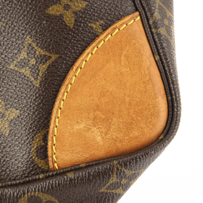 Louis Vuitton Boulogne handbag in monogram canvas and natural leather - Detail D4