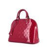 Louis Vuitton Alma handbag in red Indien monogram patent leather - 00pp thumbnail
