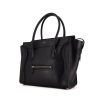 Celine Luggage Shoulder shopping bag in black grained leather - 00pp thumbnail
