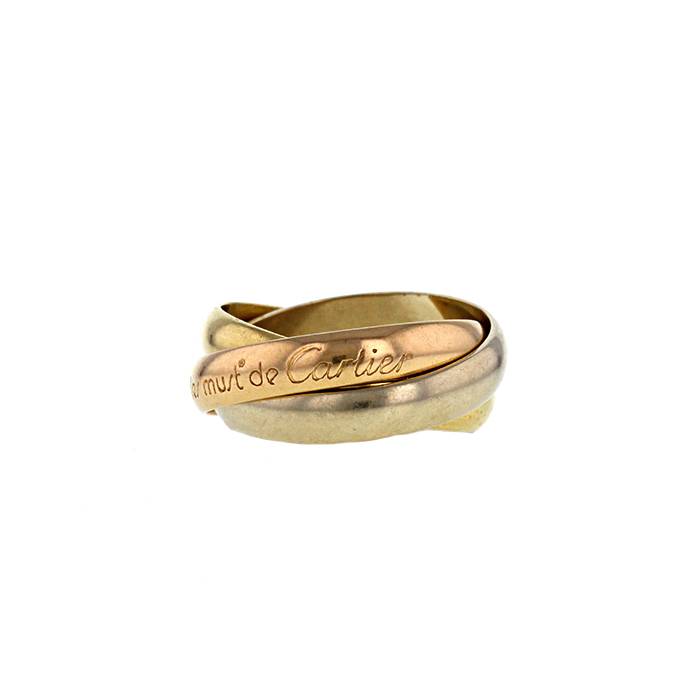Cartier Trinity medium model ring in yellow gold,  pink gold and white gold - 00pp